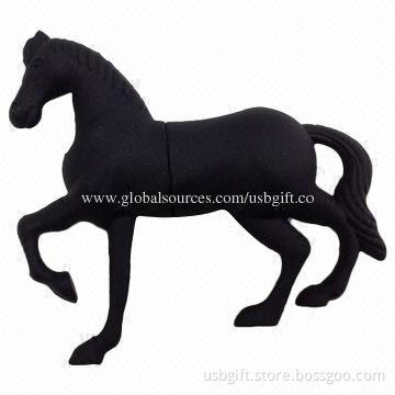 8GB Horse-shaped USB Flash Drive, Customized Shapes Can be Accepted